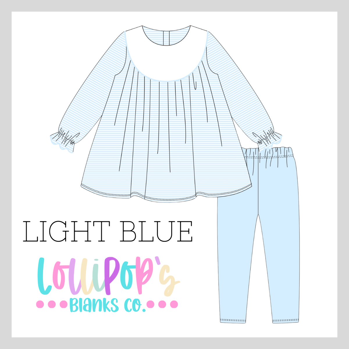 Striped Tunic & Leggings Set