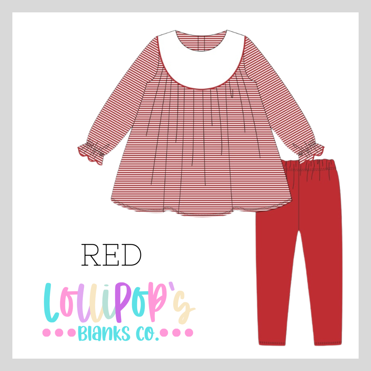 Striped Tunic & Leggings Set