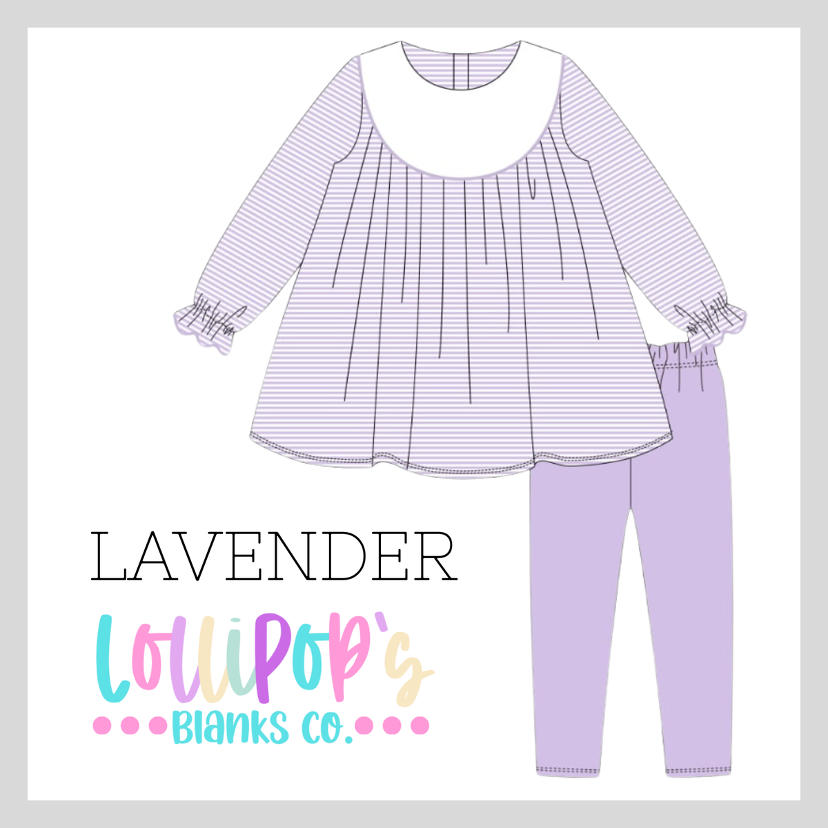 Striped Tunic & Leggings Set