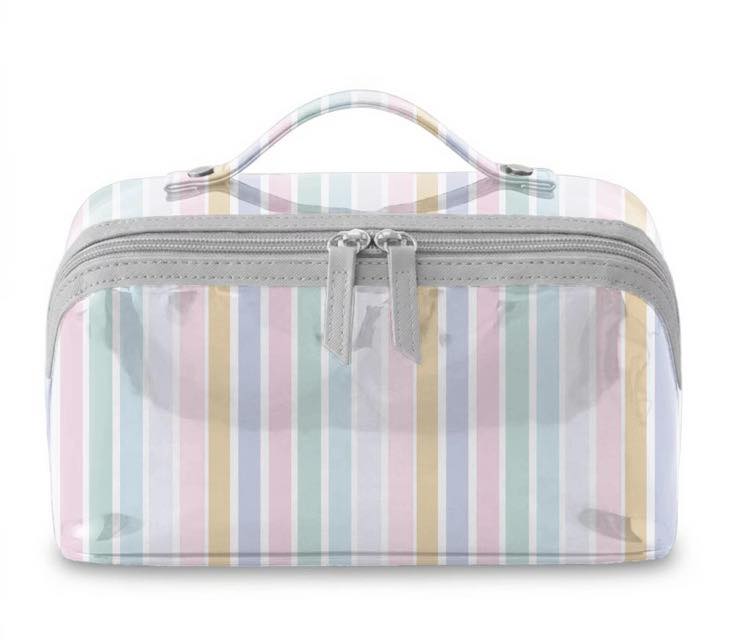 Stripe Waterproof Cosmetic Bags - ETA End of May