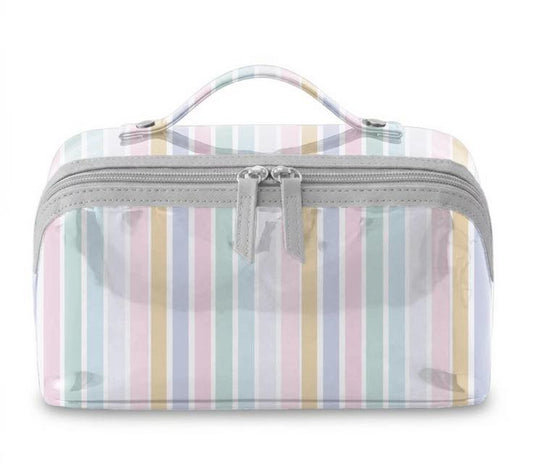 Stripe Waterproof Cosmetic Bags - ETA End of May