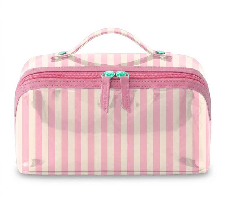 Stripe Waterproof Cosmetic Bags - ETA End of May