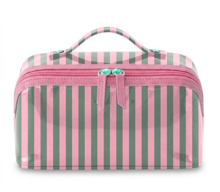 Stripe Waterproof Cosmetic Bags - ETA End of May