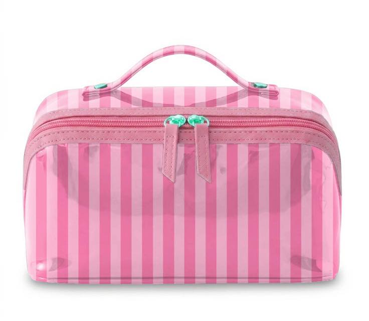Stripe Waterproof Cosmetic Bags - ETA End of May