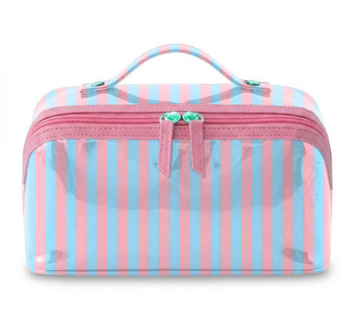 Stripe Waterproof Cosmetic Bags - ETA End of May