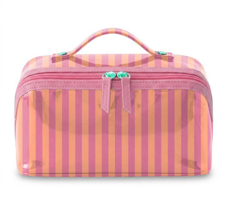 Stripe Waterproof Cosmetic Bags - ETA End of May