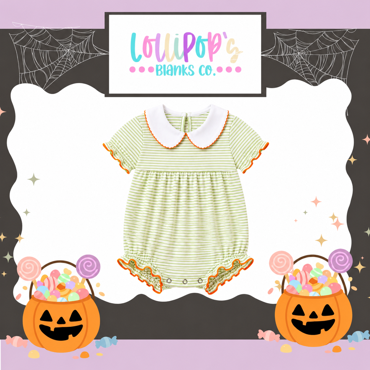 CREEPIN IT CUTE SHORT SLEEVE COLLARED BUBBLES