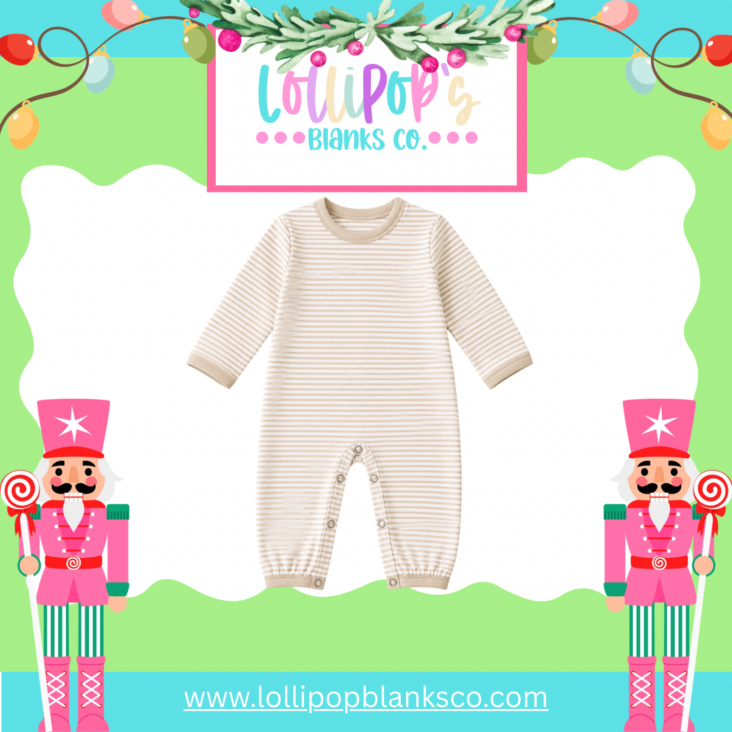 Boy Long Sleeve Stripe Romper