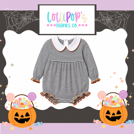 CREEPIN IT CUTE LONG SLEEVE COLLARED BUBBLES