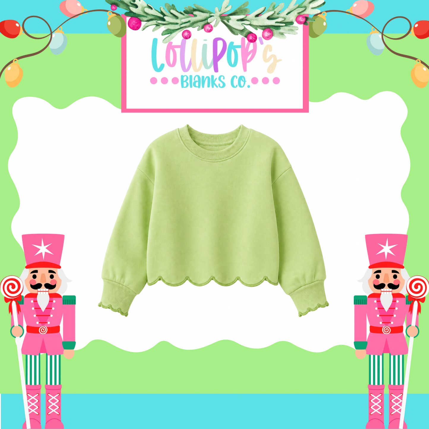 Kids Scalloped Sweatshirts (Pre Order)