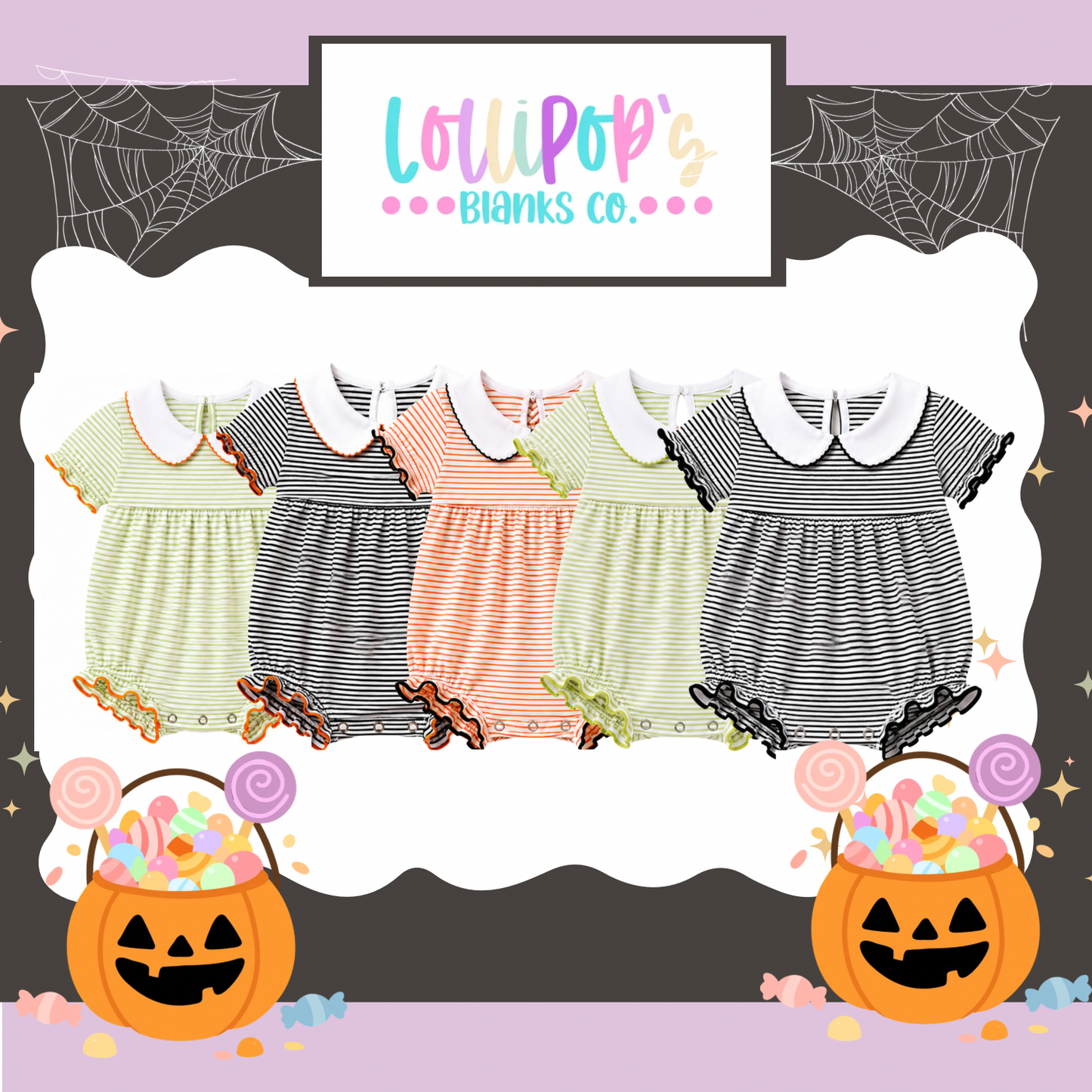 CREEPIN IT CUTE SHORT SLEEVE COLLARED BUBBLES
