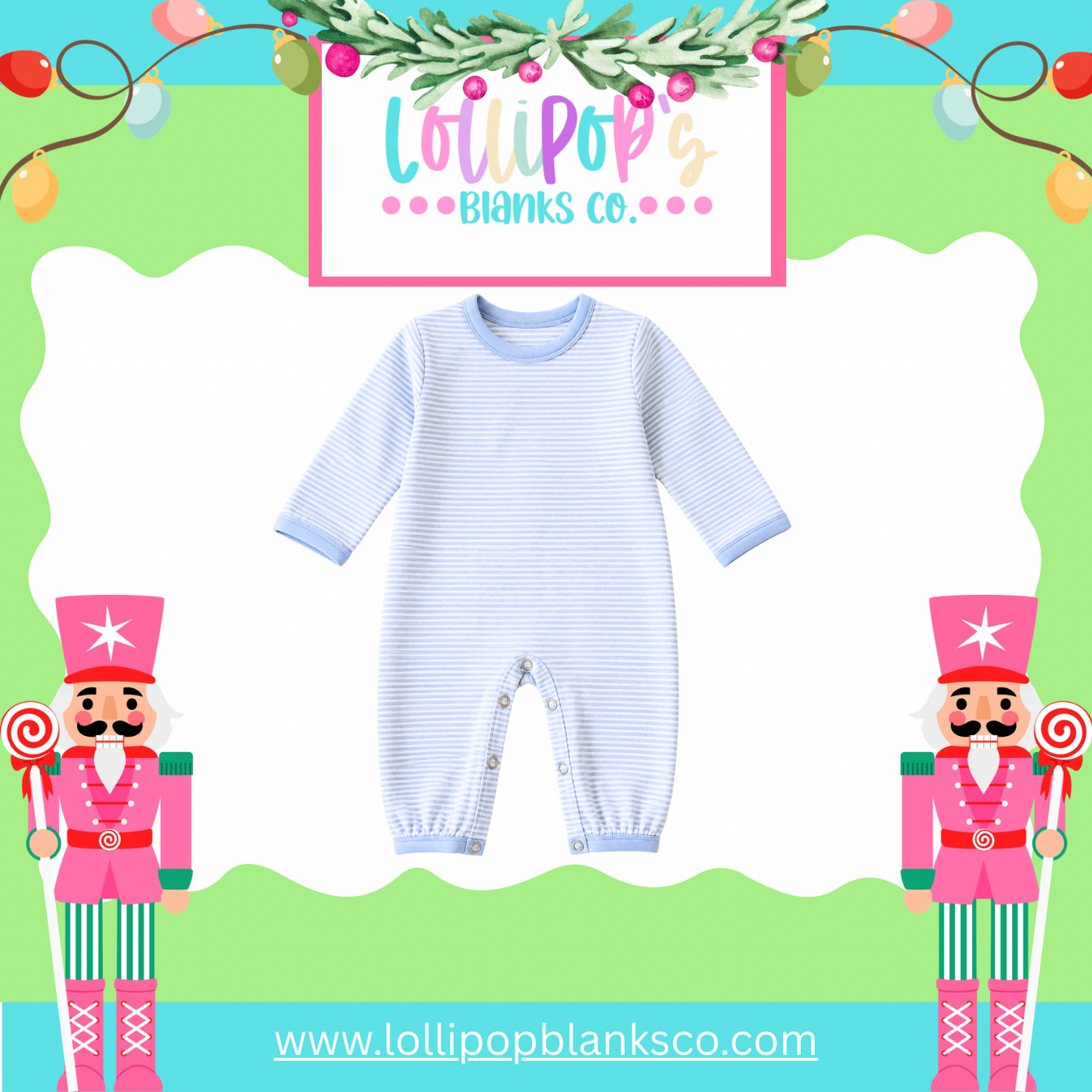 Boy Long Sleeve Stripe Romper