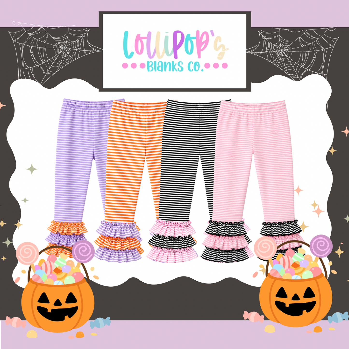 CREEPIN IT CUTE RUFFLE LEGGINGS