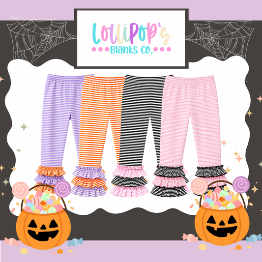 CREEPIN IT CUTE RUFFLE LEGGINGS